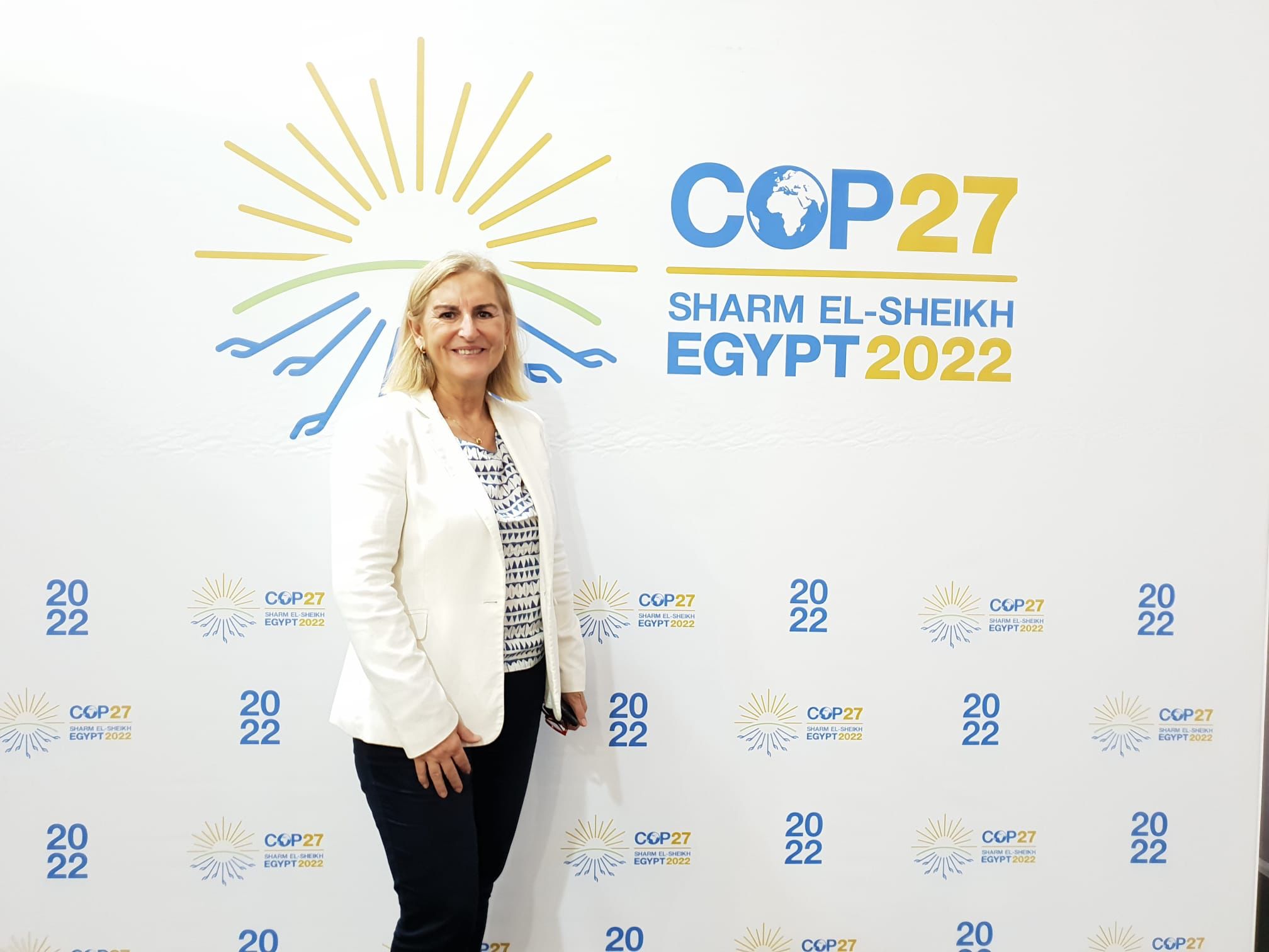 Participación en un coloquio del COP 27 